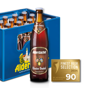 Das Aldersbacher Kloster Dunkel wurde in die Finest Beer Selection 2024 aufgenommen