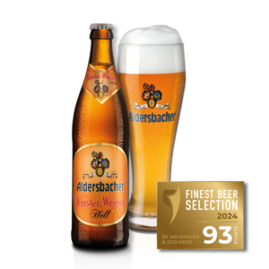 Das Aldersbacher Kloster Weisse Hell wurde in die Finest Beer Selection 2024 aufgenommen