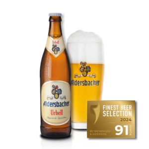 Das Aldersbacher Urhell wurde in die Finest Beer Selection 2024 aufgenommen