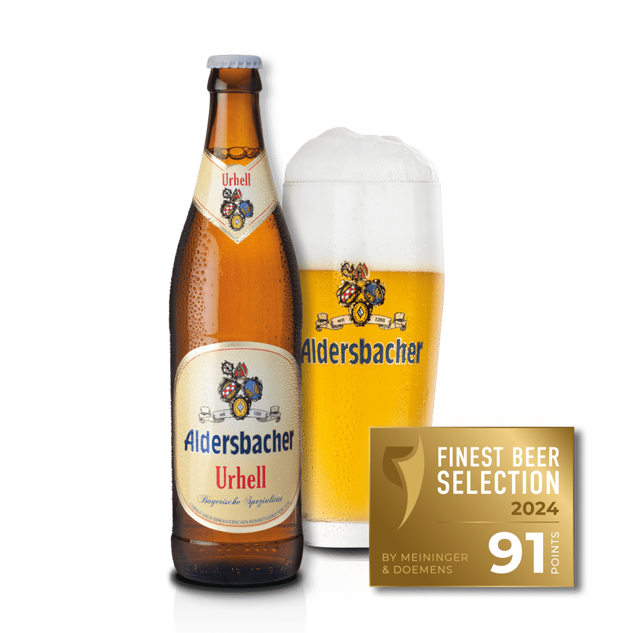 Das Aldersbacher Urhell wurde in die Finest Beer Selection 2024 aufgenommen